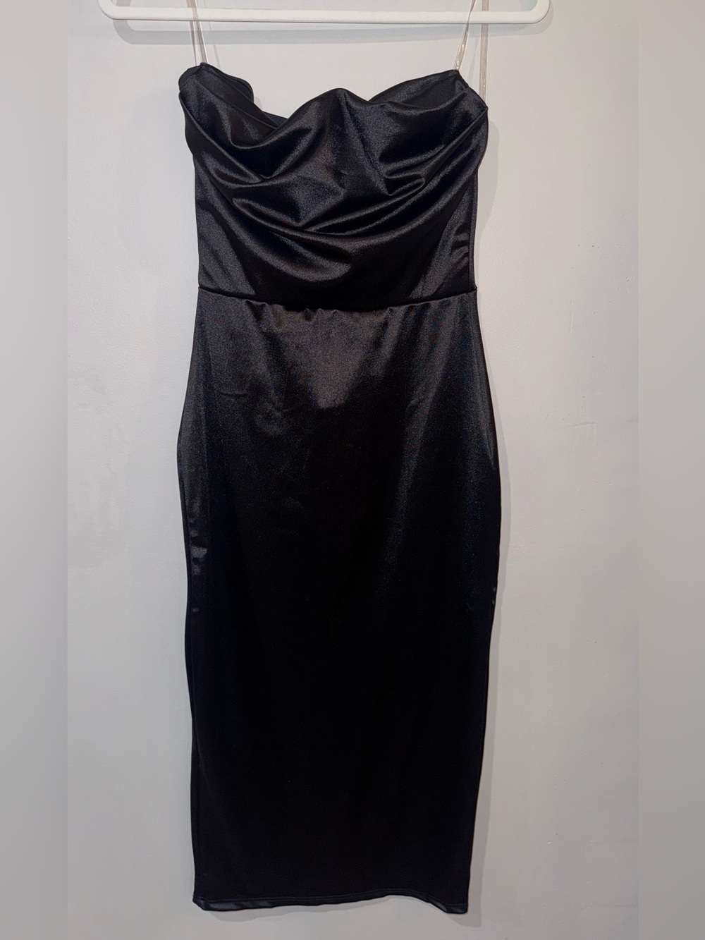 windsor strapless midi dress